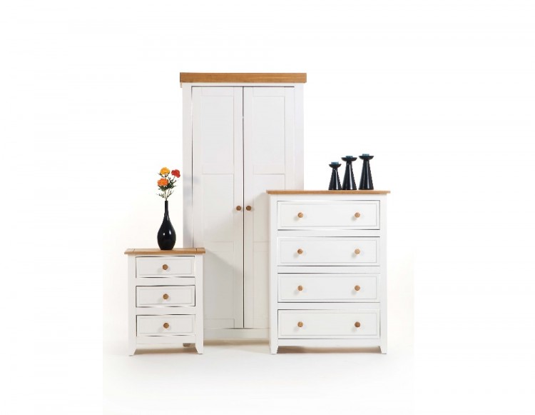Core Capri White Bedroom Set By Products