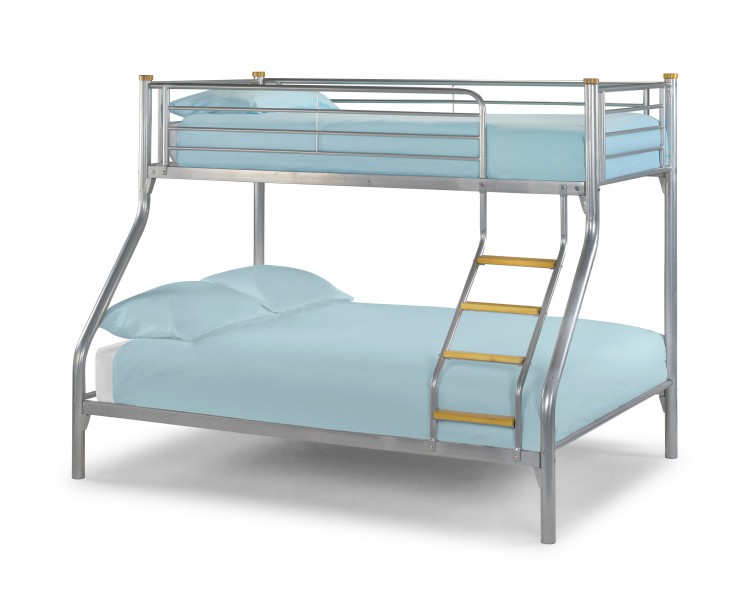 Julian Bowen Atlas Metal Triple Sleeper Bunk Bed by Julian Bowen
