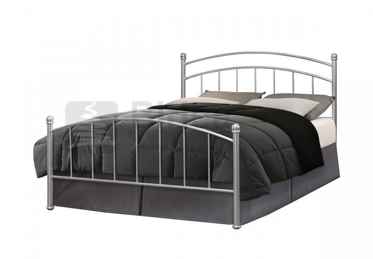 Birlea Eleanor 4ft Small Double Silver Metal Bed Frame by Birlea Birlea Eleanor 4ft Small Double Silver Metal Bed Frame by Birlea