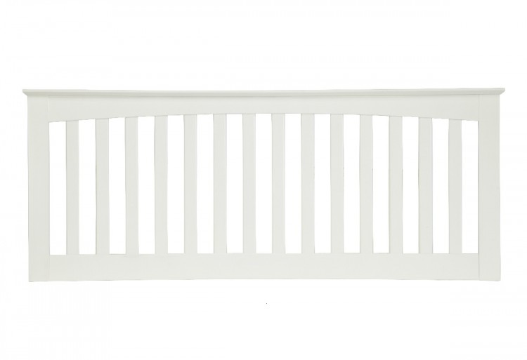 Serene Amelia 3ft Single White Wooden Headboard by Serene Furnishings