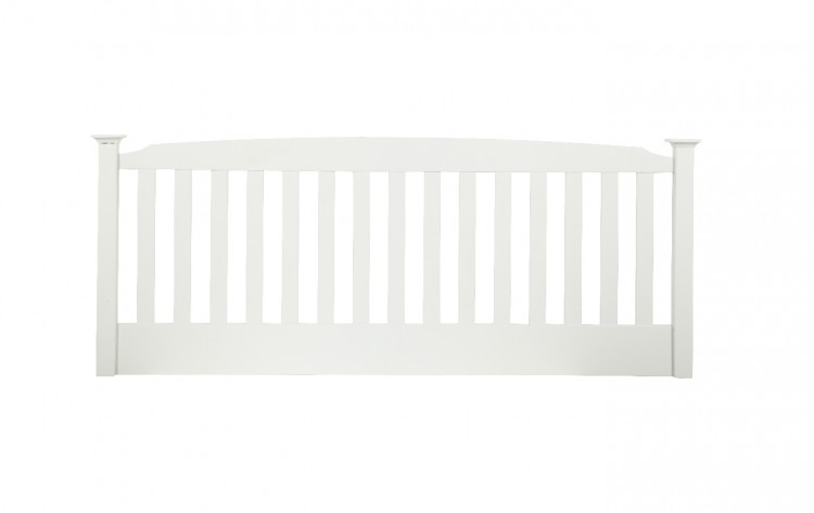 Serene Eleanor 3ft Single White Wooden Headboard by Serene Furnishings