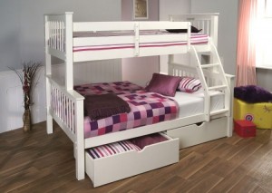 high sleeper beds pavo white
